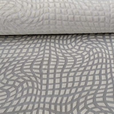 Maglina effetto optical devor&egrave; bianco 4