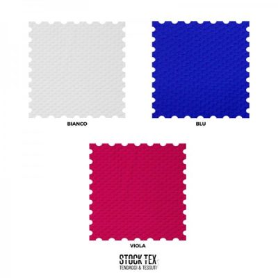 Maglina elasticizzata bianco blu viola 2