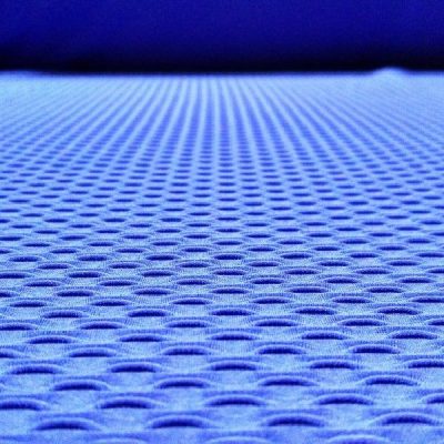 Maglina elasticizzata bianco blu viola 3