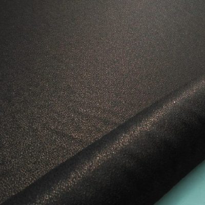 Tessuto ad effetto finemente glitterato marrone 2