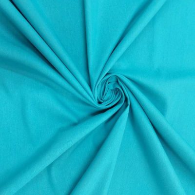 Tessuto arredo misto cotone tinta unita colore acquamarina altezza 280 cm