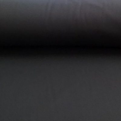 Tessuto da arredamento misto cotone panama con trama a vista nero al metro 3