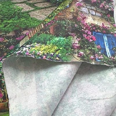 Tessuto in cotone per tovaglie e arredamento magic garden multicolor al metro 3