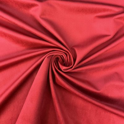 Tessuto d'arredo antimacchia in microfibra rosso ciliegia 3