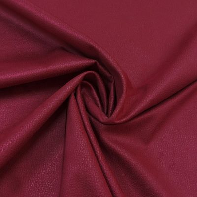 Tessuto da arredamento superior effetto pelle d'elefante rosso ciliegia scuro 4