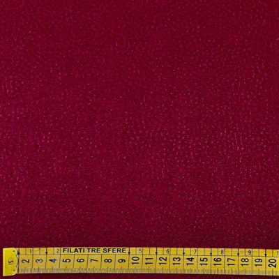 Tessuto da arredamento superior effetto pelle d'elefante rosso ciliegia scuro 3