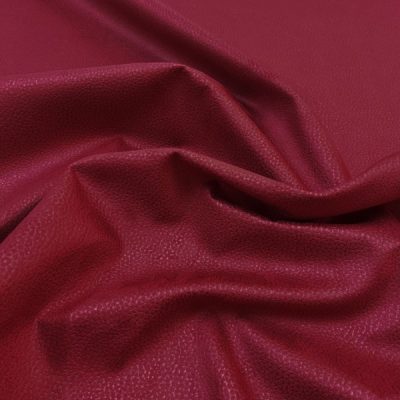 Tessuto da arredamento superior effetto pelle d'elefante rosso ciliegia scuro 5