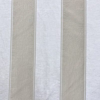 Tessuto da arredamento con righe grandi colore tortora bianco 6