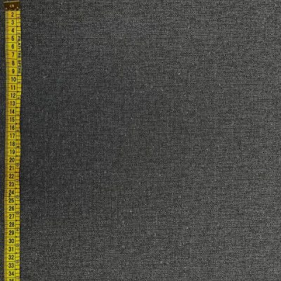 Tessuto da arredamento grigio polvere melangiato 1