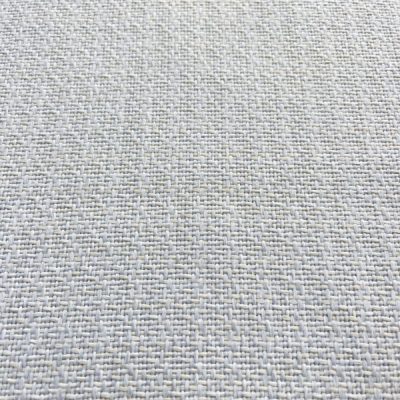 Tessuto arredamento intrecciato crema grigio azzurro 1
