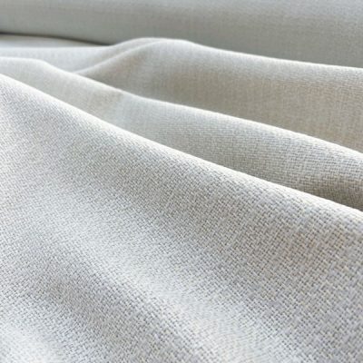 Tessuto arredamento intrecciato crema grigio azzurro 4