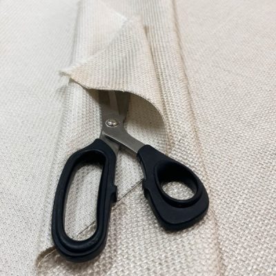 Tessuto da arredamento premium bianco latte 3