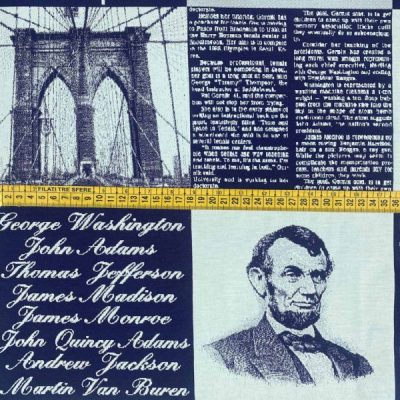 Tessuto da arredo fantasia americana multicolore 2