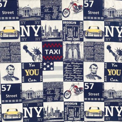 Tessuto da arredo fantasia americana multicolore 4