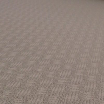 tessuto per tappezzeria effetto intrecciato in cotone tortora 1