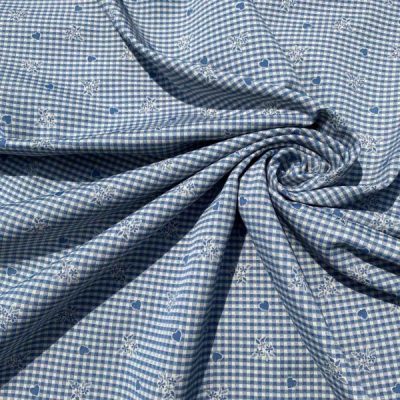 Tessuto double face senza tempo azzurro bianco 4