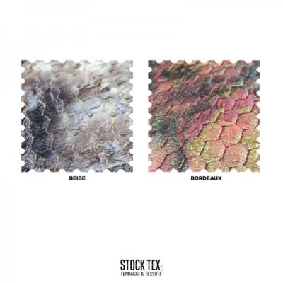 Tessuto gommato al tatto beige bordeaux 1