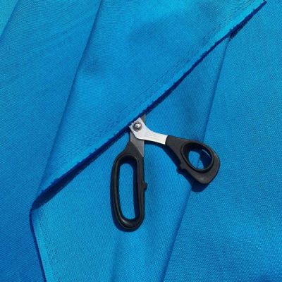 Tessuto idrorepellente da arredo teflonato azzurro turchese 2