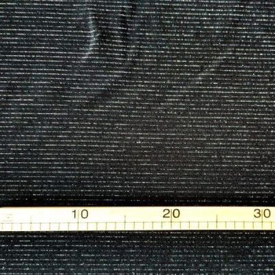 Maglia elasticizzata a righe argento - nero Alt.145cm