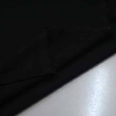 Maglia elasticizzata punto milano - nero Alt.140 cm