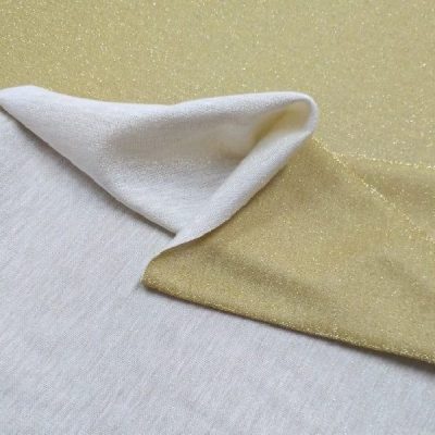 Maglina elasticizzata brillante - oro Alt.160cm