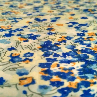 Raso a fiorellini per abbigliamento mutlicolor 2