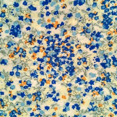 Raso a fiorellini per abbigliamento mutlicolor 1