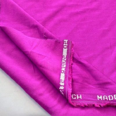 Tessuto in raso di cotone elasticizzato viola 2