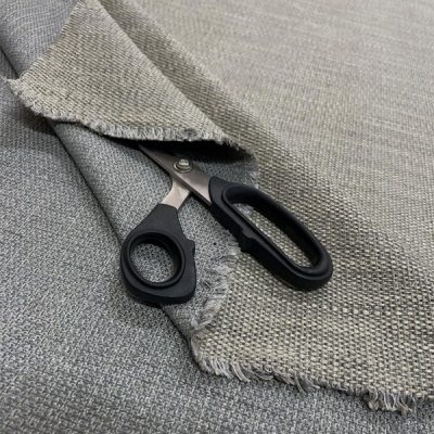 Tessuto da arredamento casa intrecciato beige scuro 1