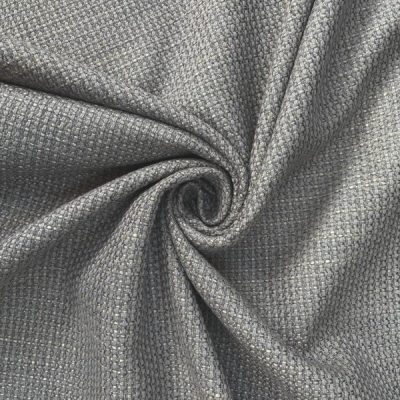 Tessuto da arredamento casa intrecciato grigio topo 1