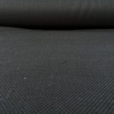 Tessuto da arredamento casa intrecciato nero antracite 2