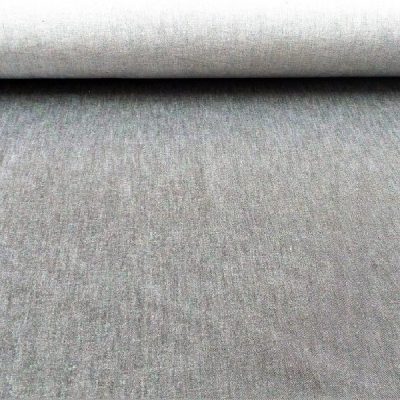 Tessuto jeans leggermente elasticizzato per abbigliamento grigio 2