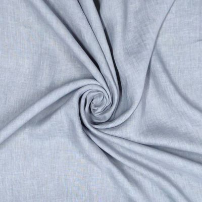 Tessuto Lino effetto shantung grigio lilla Alt.150 cm