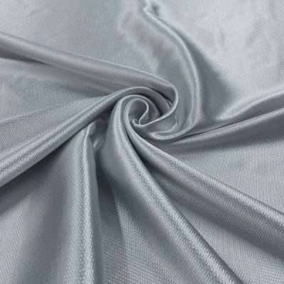 Tessuto made in italy d'alta moda colore argento 5
