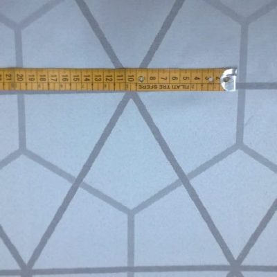 Tessuto da arredamento misto cotone motivo geometrico triangoli 2 metro