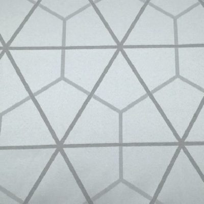 Tessuto da arredamento misto cotone motivo geometrico triangoli 3