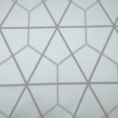 Tessuto da arredamento misto cotone motivo geometrico triangoli 4