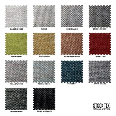 Tessuto Misto cotone resistente dall'effetto melangiato - 14 varianti Alt.140 cm
