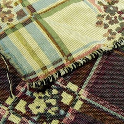 Tessuto Misto cotone rustico floreale - multicolor Alt.300cm