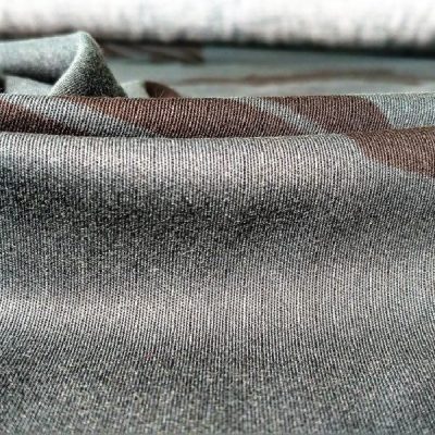 Cotone fantasia ad aquile stilizzate grigio 1