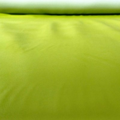 Tessuto per abiti impermeabile simil ecopelle verde lime 2