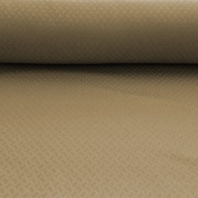 Tessuto per arredamento effetto intrecciato e rigato marrone