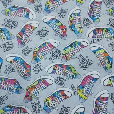 Tessuto da Arredamento Fantasia Moderna Alt.150 - Varianti Grigio e Magenta