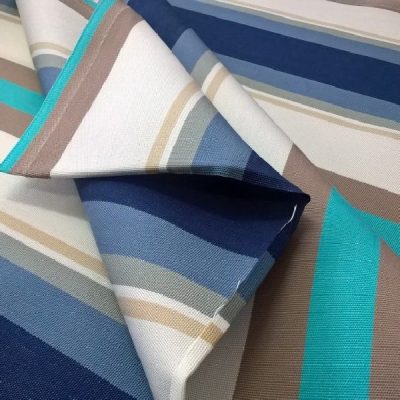 tessuto in dralon da esterno resistente motivo a righe al metro 2