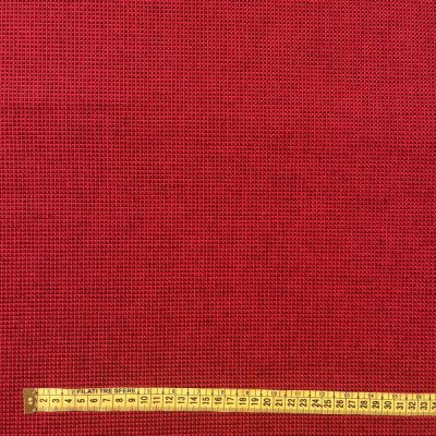 Arredo e rivestimento a trama bicolore rosso e nero 1