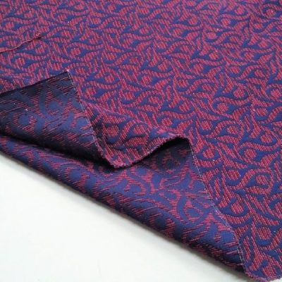 Tessuto per arredamento contemporaneo blu rosso 4