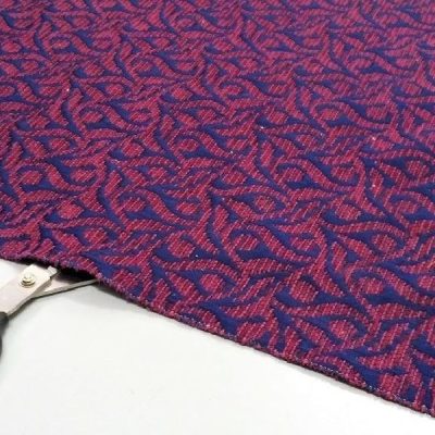 Tessuto per arredamento contemporaneo blu rosso 5