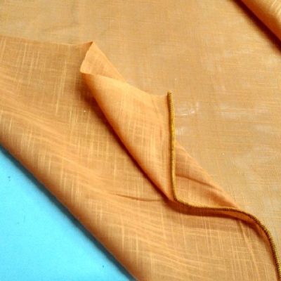 Tendaggi effetto lino rustico arancione tramonto 1