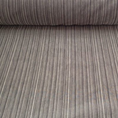 Tende con motivo a righe grigio e nero 3