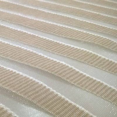 Tessuto per tende motivo a righe ondulate devor&egrave; al metro 5